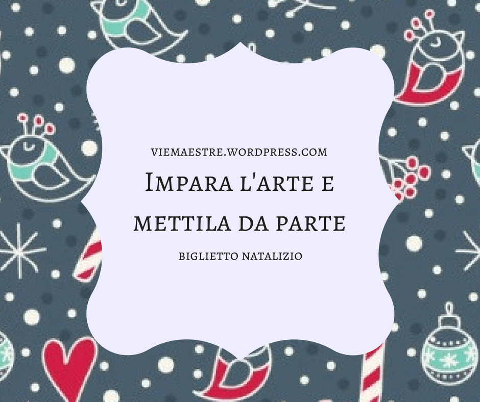 NATALE: bigliettino natalizio facile e&nbsp;veloce.