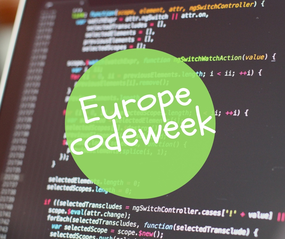 Europe Code Week: attività di coding per&nbsp;tutti!