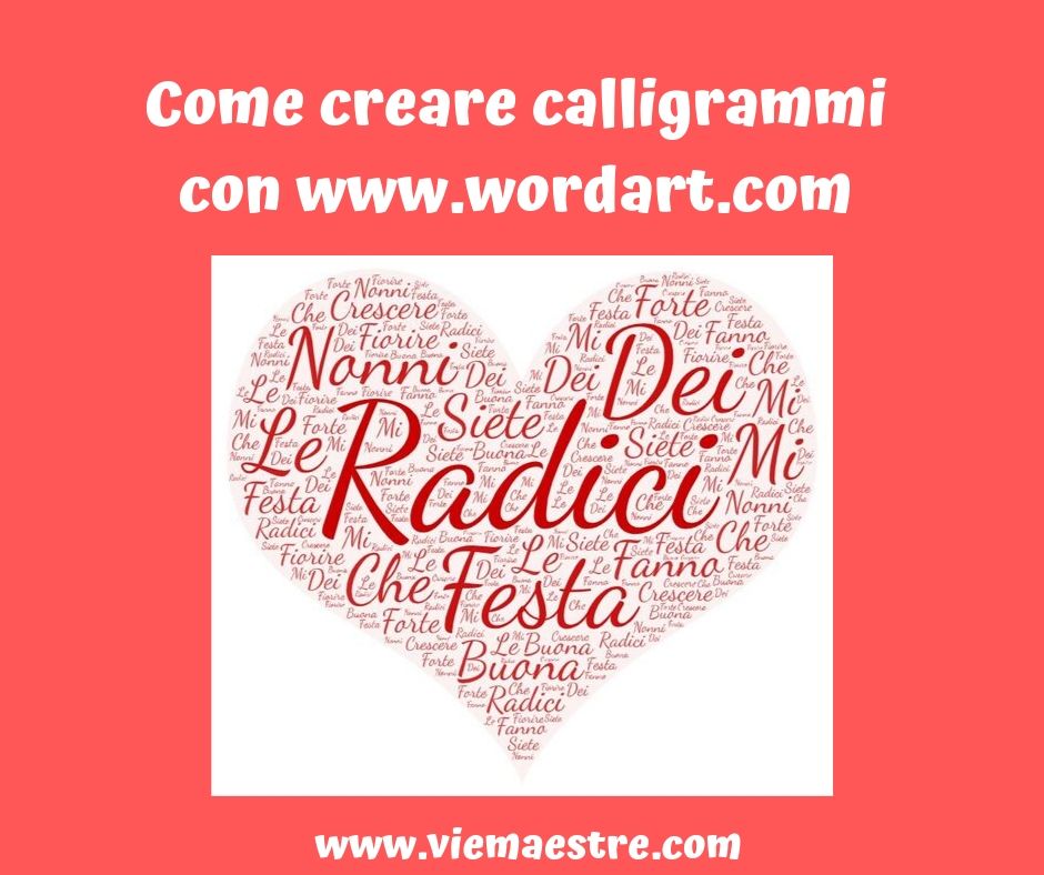 Come creare calligrammi con&nbsp;wordart.com