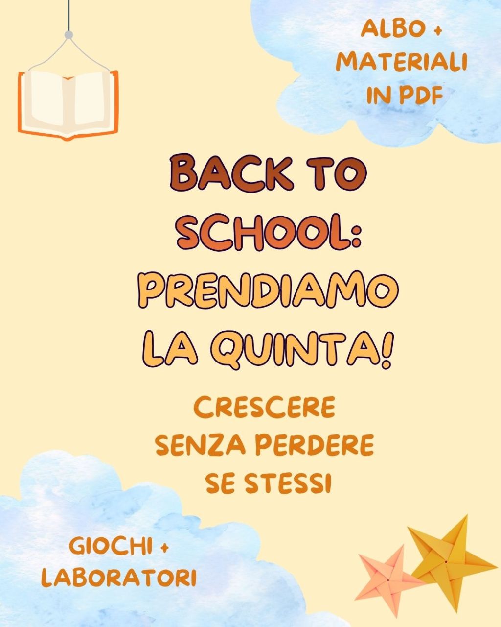 BACK TO SCHOOL: prendiamo la QUINTA!