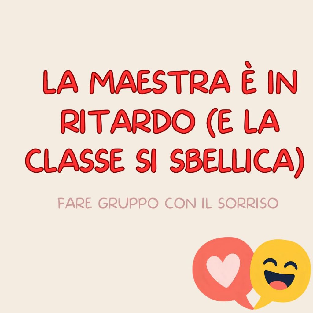 La maestra è in ritardo (e la classe si sbellica)